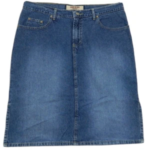 Gonna jeans donna Paris blues originale denim blu etichetta dritta taglia 13 - Foto 1 di 3