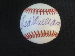 Ted Williams Red Sox Autograph Baseball Beckett COA AC32207 - Picture 1 of 4