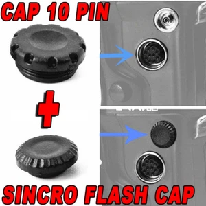 CAP 10-PIN MC-30 SYNC FLASH CAMERA CAMERA FIT FUJIFILM S3 S5 PRO - Picture 1 of 9