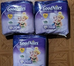 Girls Goodnites NightTime OR Daytime Underwear - PULL-UPS 3PKS * 78* SIZE S/M - Picture 1 of 6
