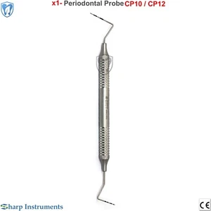 Dental Instruments Periodontal Hygienists Screening Measuring Probes CP12, CP10 - Picture 1 of 2