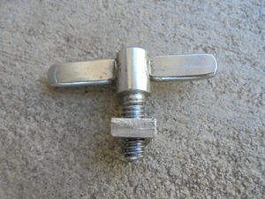 (1) VINTAGE SLINGERLAND DYNAMO HI HAT STAND-BUDDY RICH WS-24 WING SCREW & NUT - Picture 1 of 2