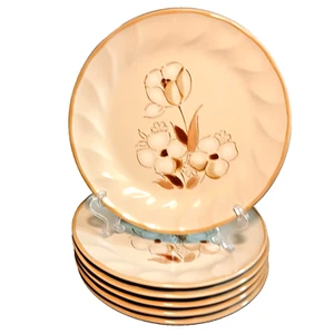 Sculptura Hearthside Felecity 6 piatti insalata gres vintage anni 80 made in Japan - Foto 1 di 11