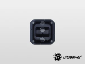 Bitspower CPU Block Summit EF Acrylic Top ICE Black BP-CPUACT-IBK 4719552208050 - Picture 1 of 3