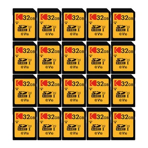 Kodak 32GB Class 10 UHS-I U1 SDHC Memory Card 20 Pack - Picture 1 of 3