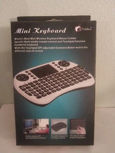 TickBox mini portable wireless keyboard mouse combo Xbox 360, PS3, PCs Smart TVs - Picture 1 of 2