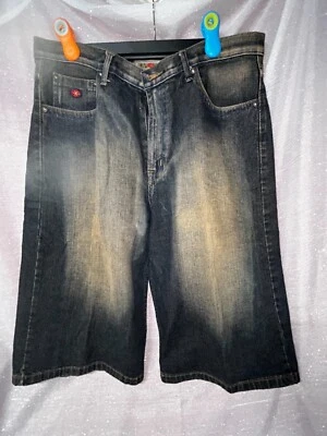 Pantalones de mezclilla cortos vintage NBN Gear RN # 114856 100 % algodón talla W38 Foto 1 de 4