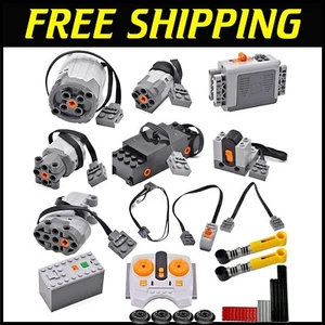 32-Piece Power Function Motor Set with R/C and Adjustable Speed for Builders - Picture 1 of 4