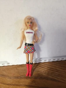 Mini 5" Barbie Doll London McDonald's Mattel 2008 - Picture 1 of 4