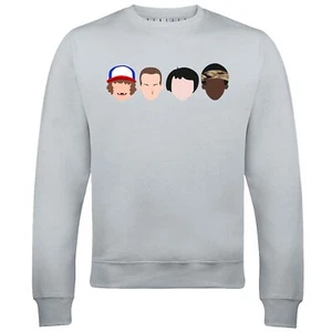 Stranger Faces Sweatshirt - GIFT BOX SET STRANGER ELEVEN THINGS HORROR DVD TV - Picture 1 of 16