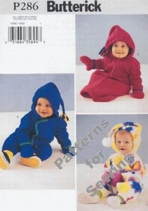 Patrón Butterick Niña Niño Bebé Niño Pequeño Sombrero Bunting NB-L Nuevo Fuera de imprenta - Imagen 1 de 1