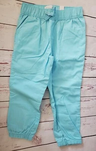NWT CHILDREN'S PLACE Girl's Pants, Elastic Waistband + Ankle Hems, Pockets, Tie - Picture 1 of 8