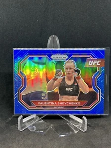 2021 Panini Prizm UFC Valentina Shevchenko Blue Prizm #/199 - Picture 1 of 3
