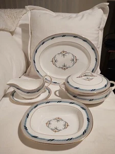Coalport "The President" Covered Vegetable, Serving Bowl, Lg Platter, Gravy Boat - Picture 1 of 12