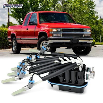 Juego de inyectores de combustible para Chevrolet C2500 Suburban V8 1996-1999 5,7 L FJ504 93441235 Foto 1 de 4