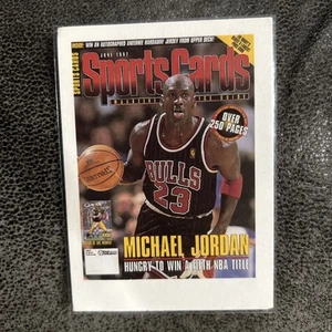 1997 Sports Cards Magazine MICHAEL JORDAN Promo Card NNO - Chicago Bulls - Foto 1 di 2