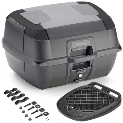 BAULETTO KAPPA K45NN 45LT UNIVERSALE MOTO SCOOTER NERO CON PIASTRA MONOLOCK - Imagen 1 de 4