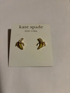 Kate Spade Banana Earrings New York - Picture 1 of 2
