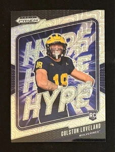 2025 Panini Prizm Draft Colston Loveland Hype Mojo Prizm /25 Michigan Wolverines - Picture 1 of 2