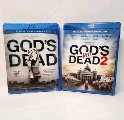 God's Not Dead & God's Not Dead 2  (Blu-ray + DVD) BRAND NEW * FREE SHIPPING * - Image 1 of 3