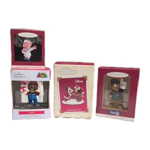 Hallmark Keepsake Lot Christmas Ornaments Disney Nintendo NFL Looney Tunes - Picture 1 of 9