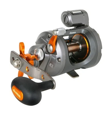 Okuma Cold Water CW 303DLX Trolling Reel Left Hand Crank Line Counter Fishing... - Image 1 of 4