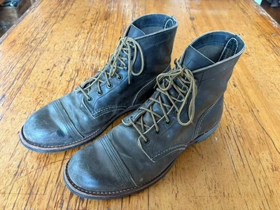 Red Wing Heritage Iron Ranger 8086 - carbón áspero y resistente - para hombre 10,5 D Foto 1 de 4
