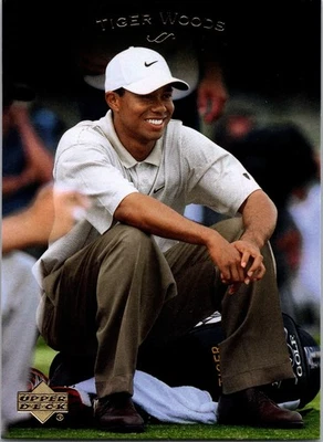 Tarjeta Tiger Woods 2003 Upper Deck #1 Foto 1 de 2