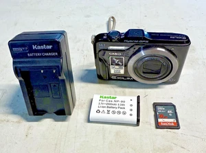 CASIO EXILIM EX-H20G 14.1MP 10x Zoom Digital Camera w/ Charger, Battery, SD Card - Picture 1 of 7