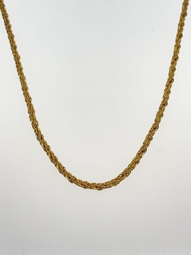 Collana Christian Dior catena in twill usata da donna