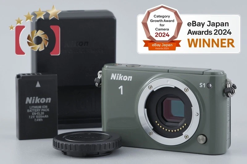 Cámara digital Nikon 1 S1 caqui 10,1 MP "Contador de obturadores 149" [Excelente] Foto 1 de 4