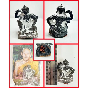 Thai Hanuman Amuleto LP Nong Wat Wang SiThong Ratana Magic Protection Power Charm - Foto 1 di 1