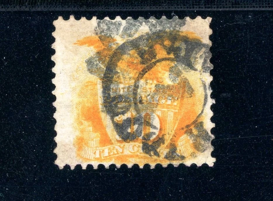 USAstamps Used FVF US 1869 Pictorial Scott 116 With Hiogo Japan Cancel SCV $310+ - Image 1 of 2
