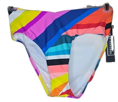 LaBlanca NWT Colorful V-Front High-Waist Tummy Control Bikini Bottom Size 8 t8 - Image 1 of 4
