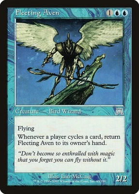 (3x) FLEETING AVEN - Onslaught – MTG Magic the Gathering Card - Uncommon - Image 1 of 4
