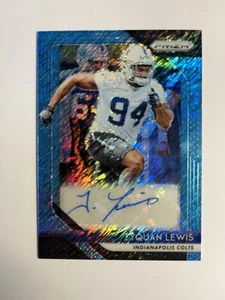 2018 Prizm Tyquan Lewis Colts Blue Shimmer #RA-TL Auto /25‼️Awesome💥 - Picture 1 of 2