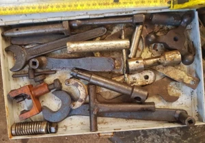 assorted workshop engineering tools, KEYS, WRENCHES In case - Picture 1 of 4