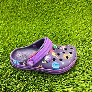 Crocs Classic Clogs Baby Size 7C Purple Walking Comfort Slip On Sandals Shoes