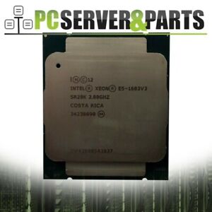 Pair of Intel Xeon E5-1603 v3 SR20K 2.8GHz 10M Quad Core LGA2011-3 CPU Processor