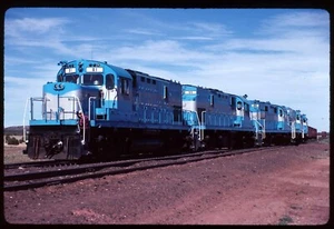 Original Rail Slide - APA Apache Railway 81+ Snowflake AZ 6-24-1991 - Alco C420 - Picture 1 of 1