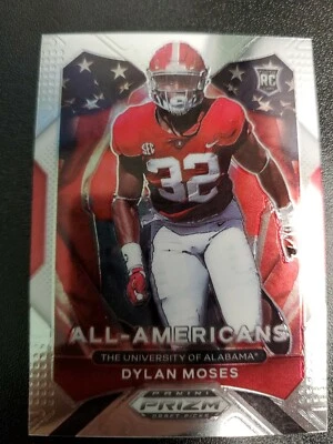 2021 Prizm Draft Picks Dylan Moses RC ALL AMERICANS card #190 - Image 1 of 2