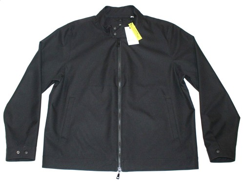 ALEXANDER MCQUEEN $498 NUOVO Robert Graham MOTO Giacca McQUEEN Uomo LARGE L Nero Gilet Rimovibile