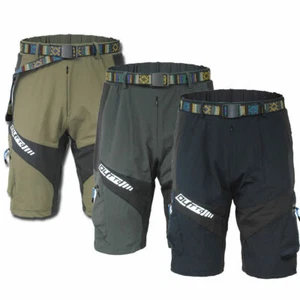 Men's Mountain Bike Shorts MTB Shorts Baggy Cycling Downhill Shorts Reflective - Picture 1 of 10