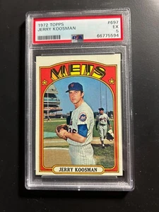 1972 Topps #697 Jerry Koosman PSA 5 - Picture 1 of 2