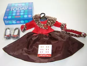 AMERICAN GIRL of TODAY CHOCOLATE CHERRY outfit mint in box HEADBAND NOT INCLUDED - Picture 1 of 3