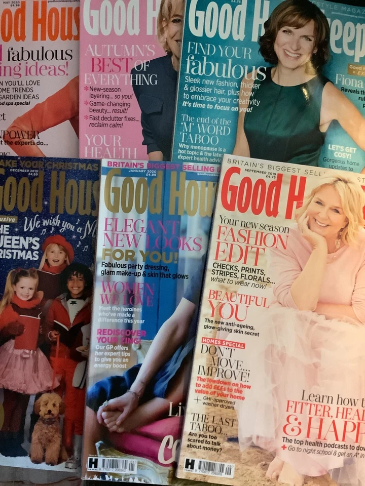 6 ISSUES GOOD HOUSEKEEPING MAGAZINE 2019/2020 EXC.COND. - Image 1 of 1