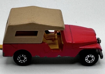 Matchbox Jeep CJ6 Vintage 1977 Superfast Lesney No 53 Red Made In England - Image 1 of 4