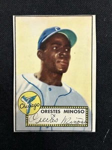1952 Topps #195 Minnie Minoso RC Rookie Trimmed Chicago White Sox HOF *474 - Picture 1 of 2