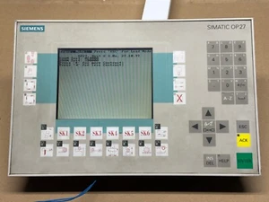 Siemens 6AV3627-6LK00-0AA0 operator interface panel Simatic OEM OP27 Color HMI - Picture 1 of 4