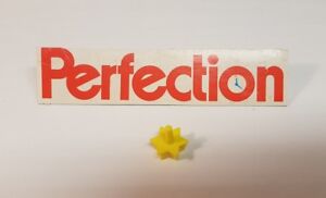 Vintage "Perfection" Board Game Replacement Spare Part 6 Pointed Star. #84